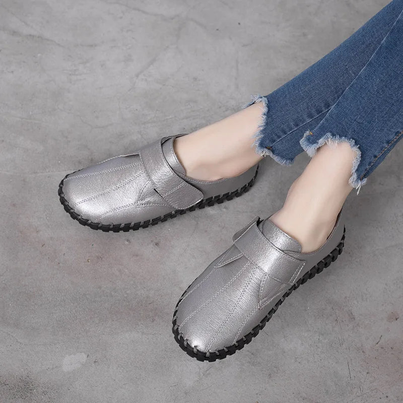 Mocassin orthopédique femme cuir — Hallux valgus et pieds sensibles