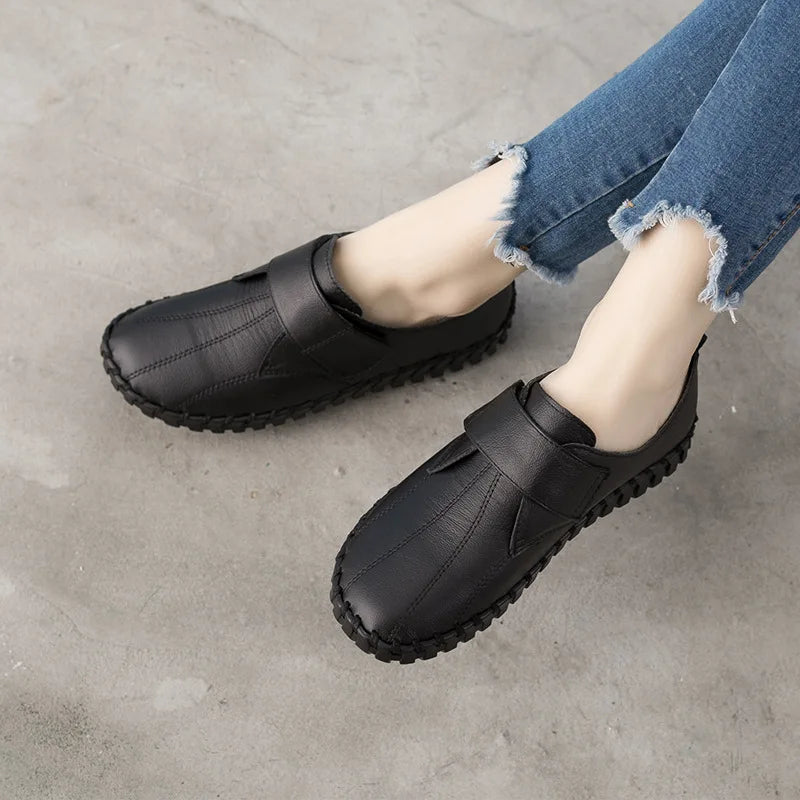 Mocassin orthopédique femme cuir — Hallux valgus et pieds sensibles