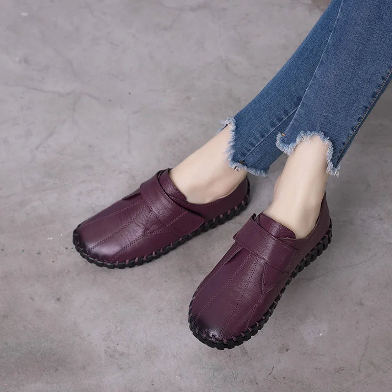 Mocassin orthopédique femme cuir — Hallux valgus et pieds sensibles