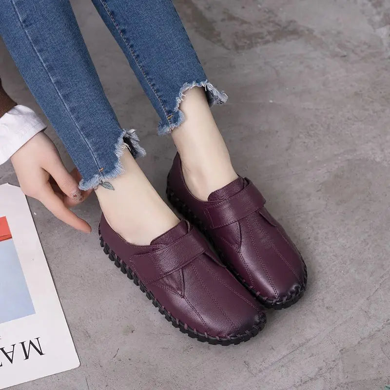 Mocassin orthopédique femme cuir — Hallux valgus et pieds sensibles