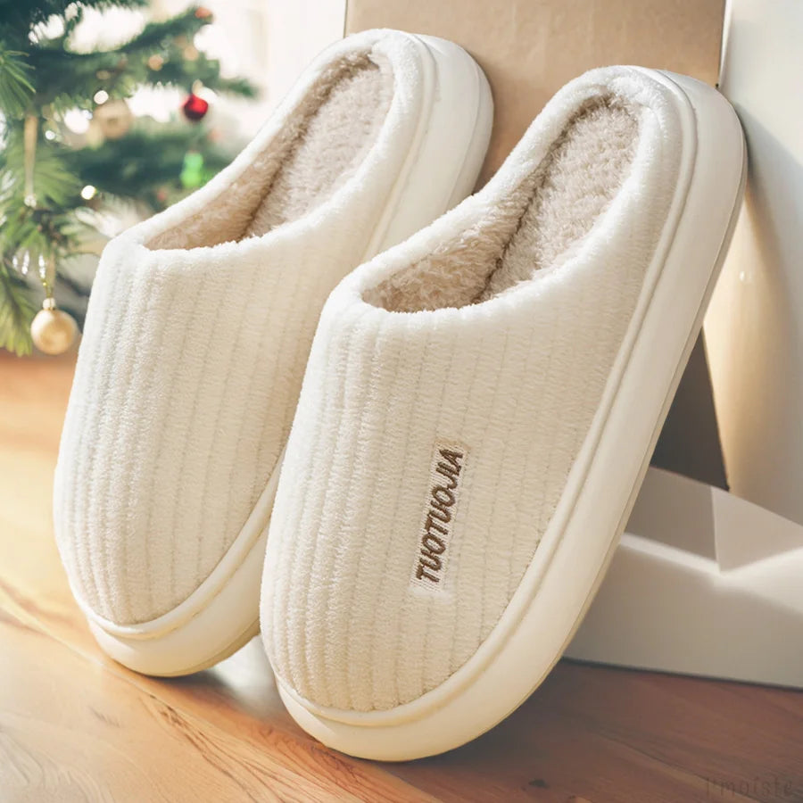 Pantoufle orthopédique femme mémoire de forme - Confort hiver