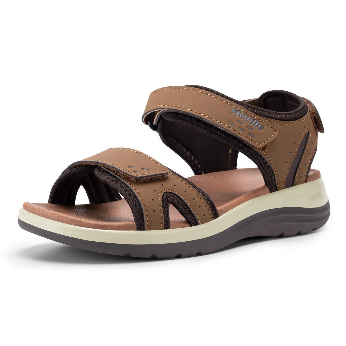 Sandale orthopédique femme pour fasciite plantaire – Confort large réglable
