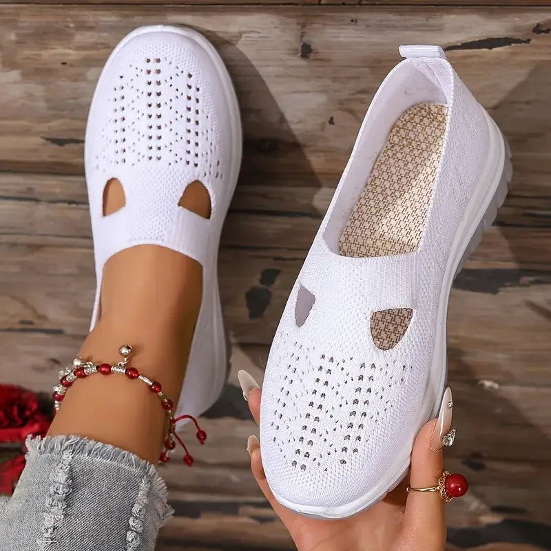 Chaussure orthopédique femme à enfiler — Confort respirant