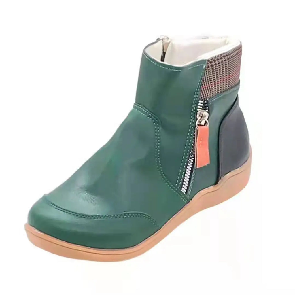 Bottine orthopédique femme à zip — Confort et maintien du pied