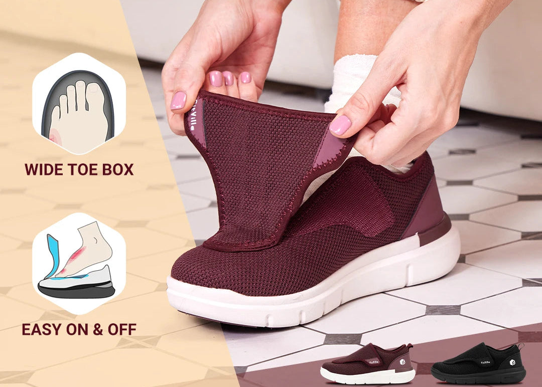 Basket orthopédique femme extra-large — Pieds diabétiques