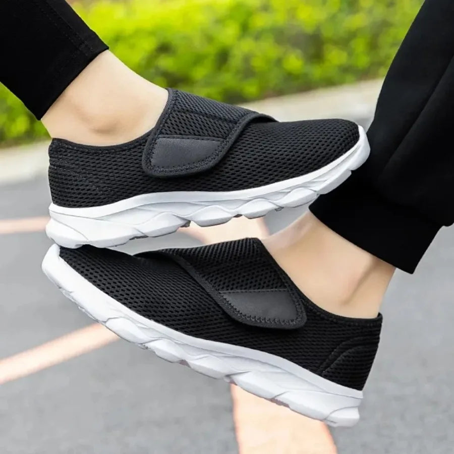 Chaussure orthopédique pieds larges et gonflés - Réglable et souple