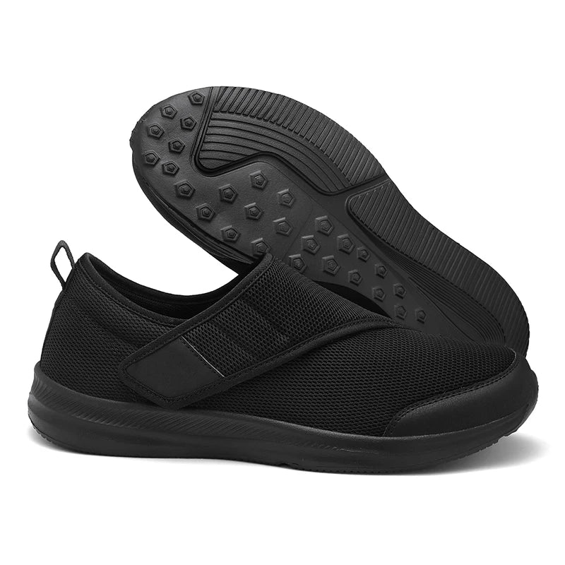 Chaussure orthopédique pieds larges — Velcro et confort doux