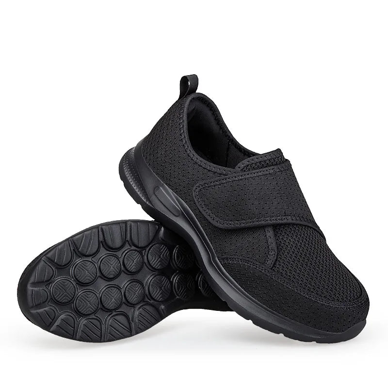 Chaussure orthopédique pieds larges et gonflés - Bride réglable