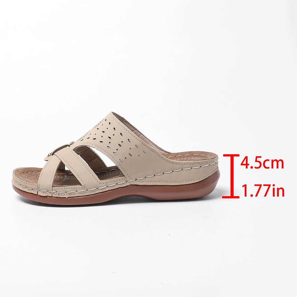 Sandale orthopédique femme correctrice hallux valgus - Maintien et légèreté.