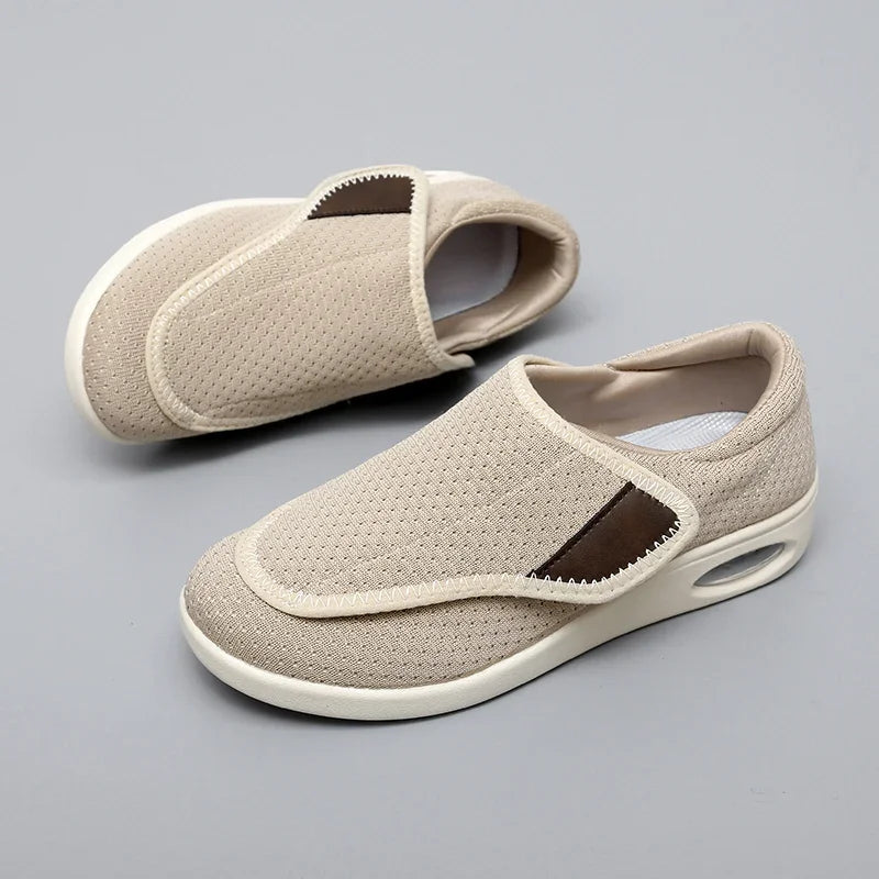 Chaussure orthopédique pieds larges et œdémateux – velcro réglable diabétique