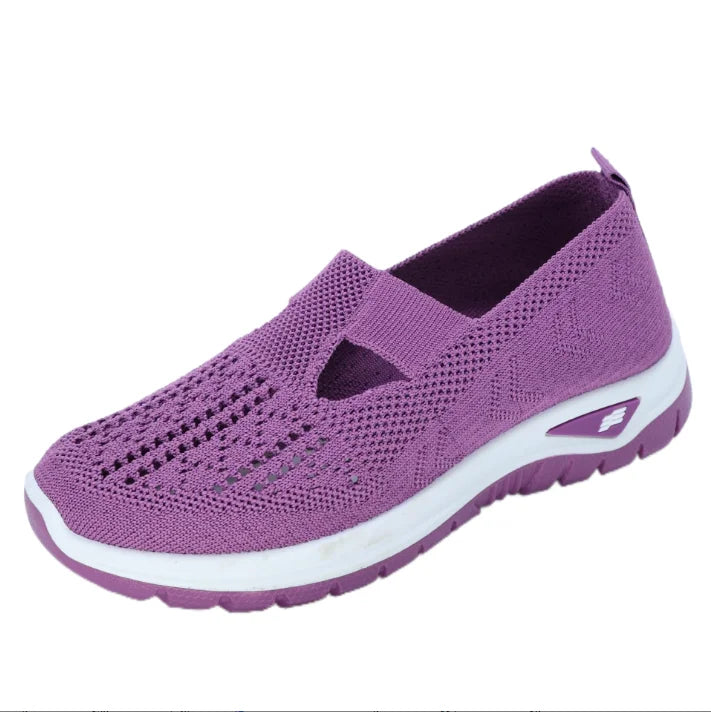 Chaussure orthopédique femme à enfiler — Confort respirant