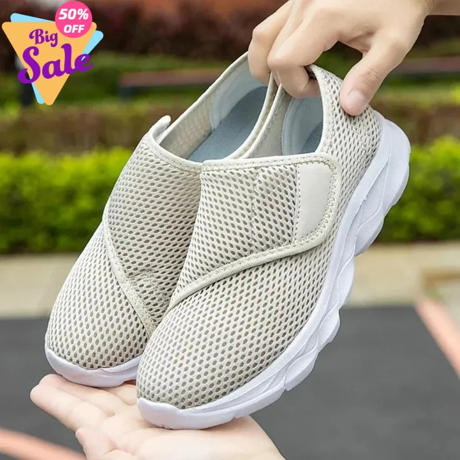 Chaussure orthopédique pieds larges et gonflés - Réglable et souple