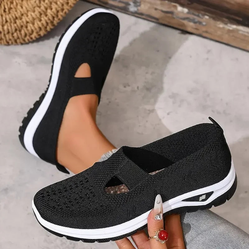 Chaussure orthopédique femme à enfiler — Confort respirant