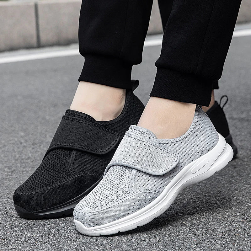 Chaussure orthopédique pieds larges et gonflés - Bride réglable