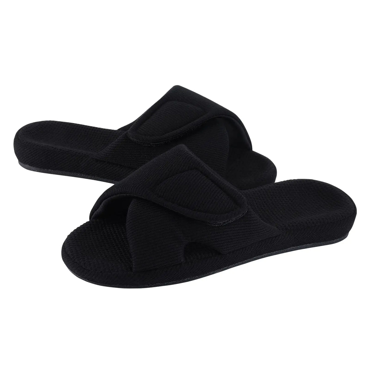 Pantoufle orthopédique femme mémoire de forme - Bride réglable