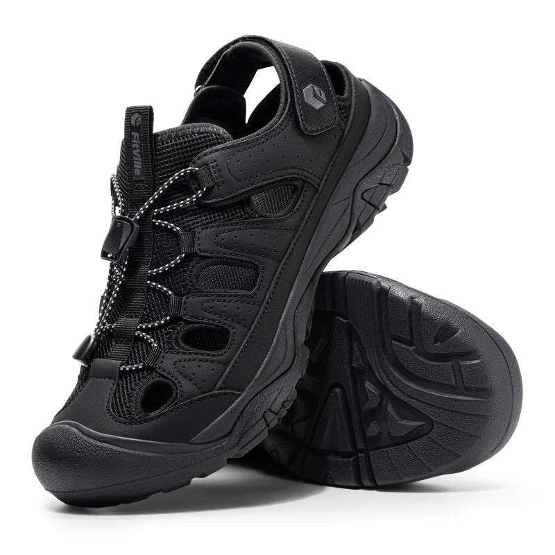 Sandale orthopédique homme fermée - Randonnée, pied large et soutien