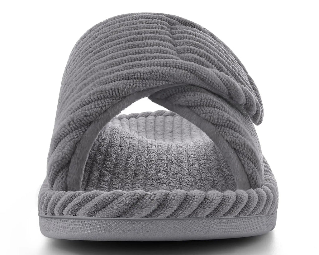 Chausson orthopédique femme pour fasciite plantaire et pieds gonflés