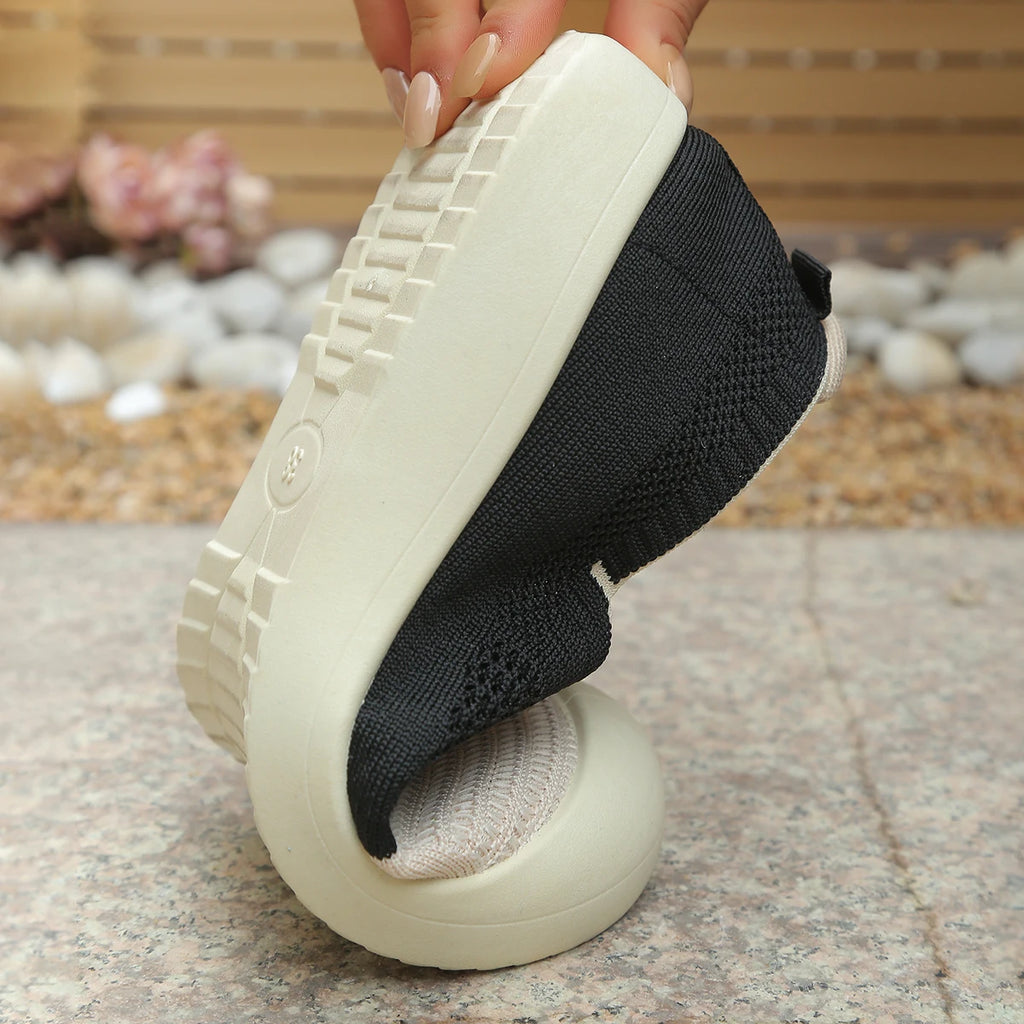 Chausson  orthopédique femme à enfiler - Confort et semelle souple