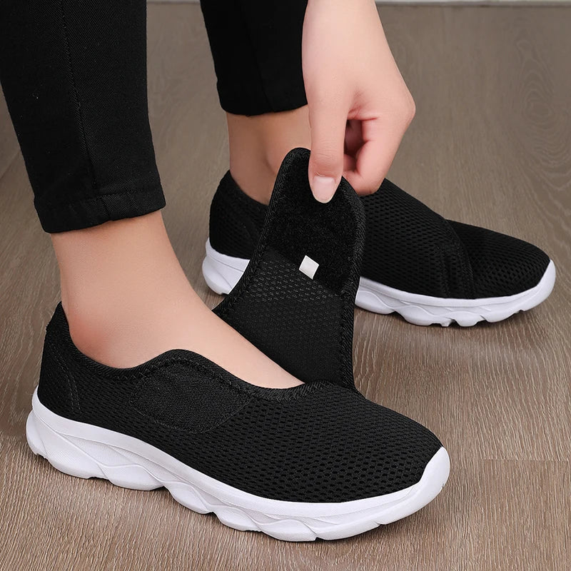Basket orthopédique femme velcro — Hallux valgus et œdème