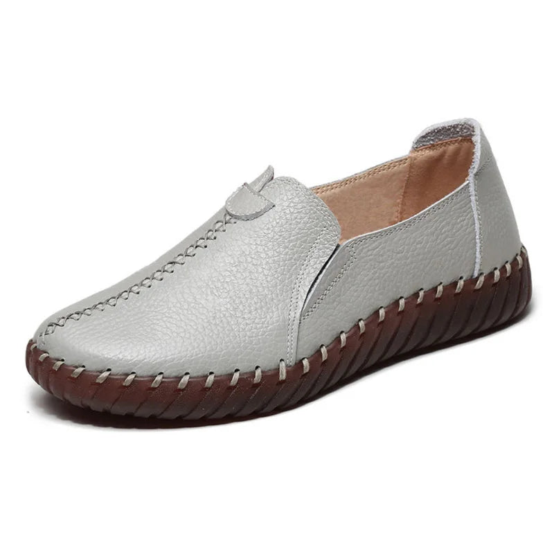 Mocassin orthopédique femme pieds larges - Confort cuir