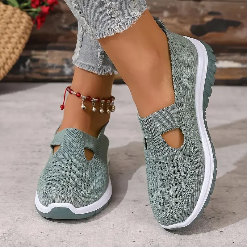 Chaussure orthopédique femme à enfiler — Confort respirant