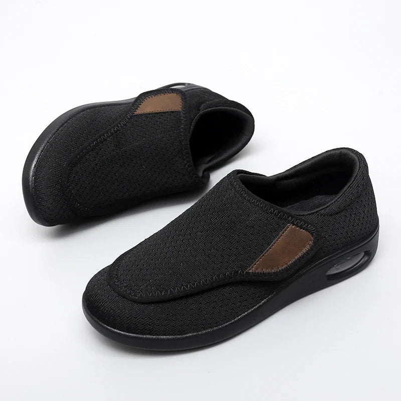 Chaussure orthopédique pieds larges et œdémateux – velcro réglable diabétique
