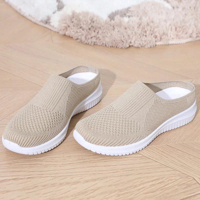 Chausson orthopédique femme à talon ouvert - Confort et légèreté