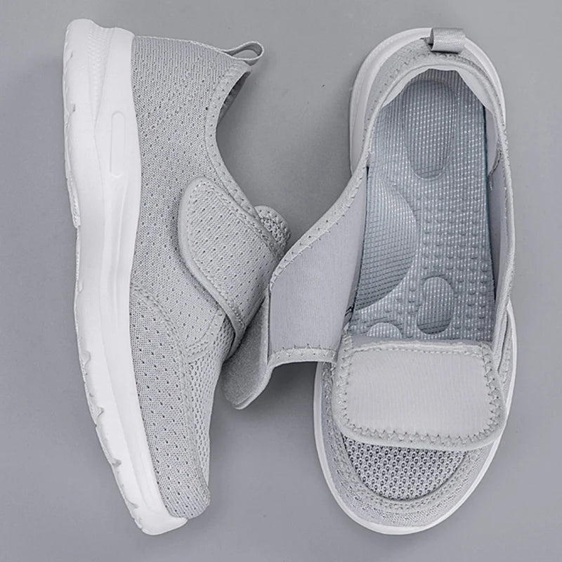 Chaussure orthopédique pieds larges et gonflés - Bride réglable