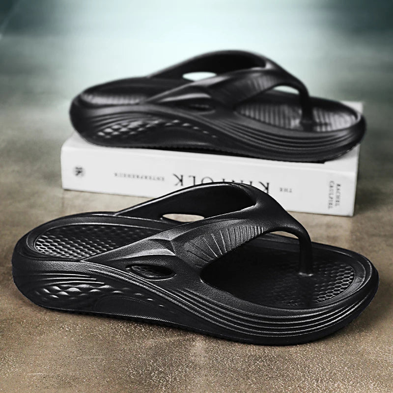 Sandale orthopédique homme à soutien de voûte - Confort et amorti