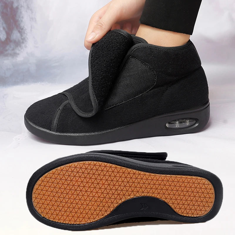 Bottine orthopédique femme pieds gonflés — Confort diabétique