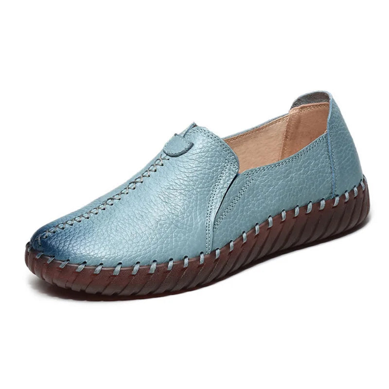 Mocassin orthopédique femme pieds larges - Confort cuir