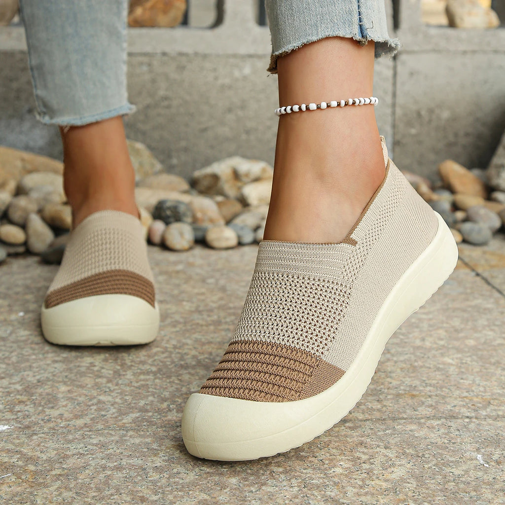 Chausson  orthopédique femme à enfiler - Confort et semelle souple