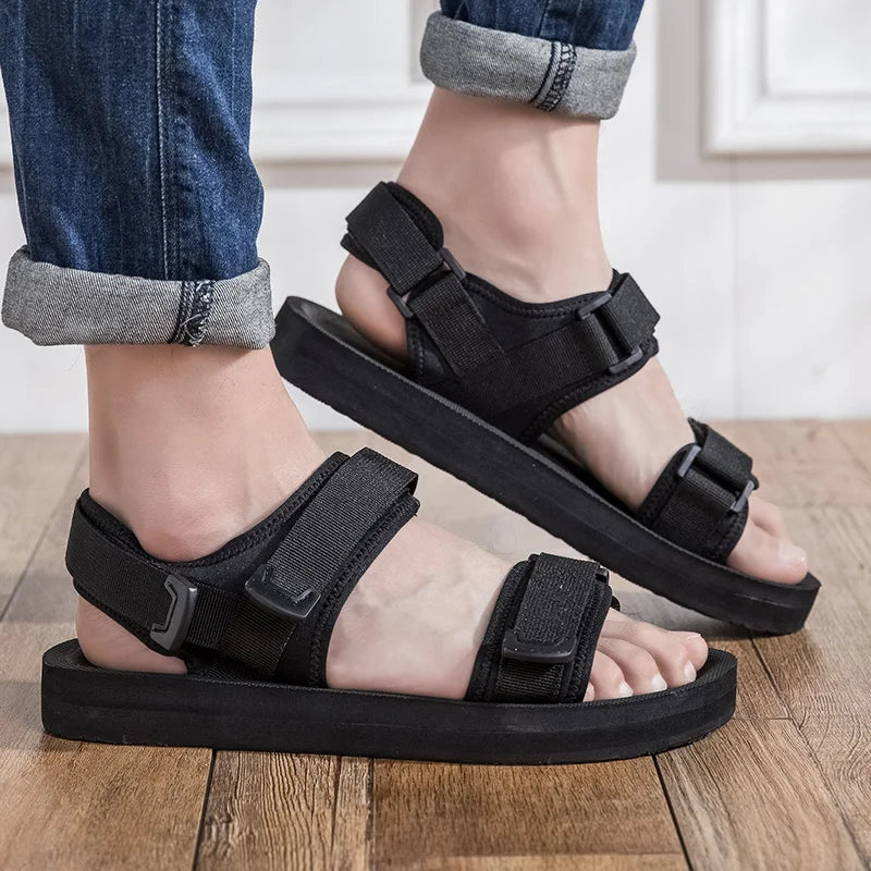 Sandale orthopédique homme pieds larges - Grande taille et confort