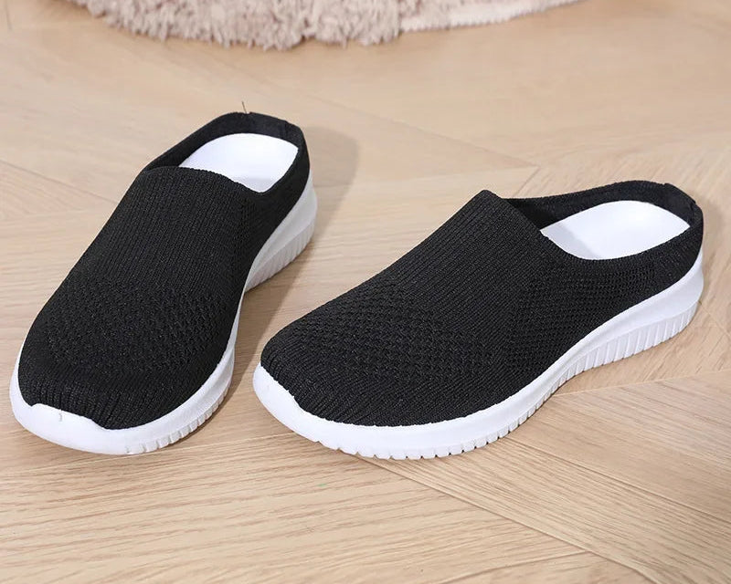 Chausson orthopédique femme à talon ouvert - Confort et légèreté