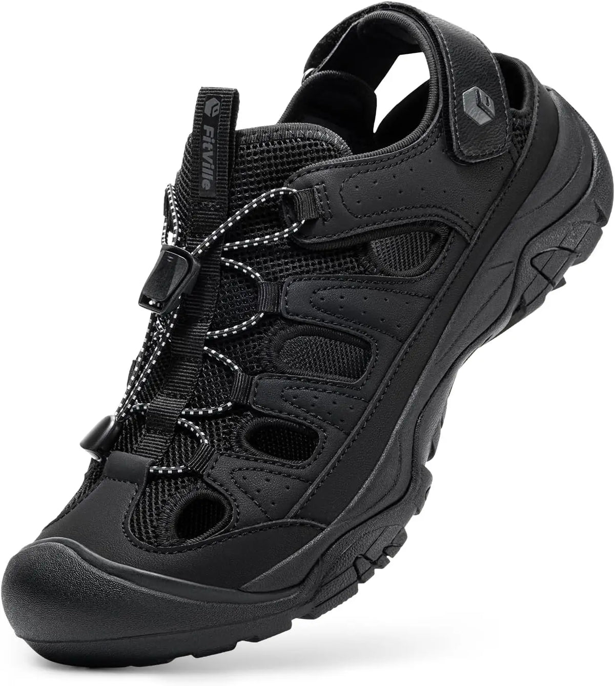 Sandale orthopédique homme fermée - Randonnée, pied large et soutien