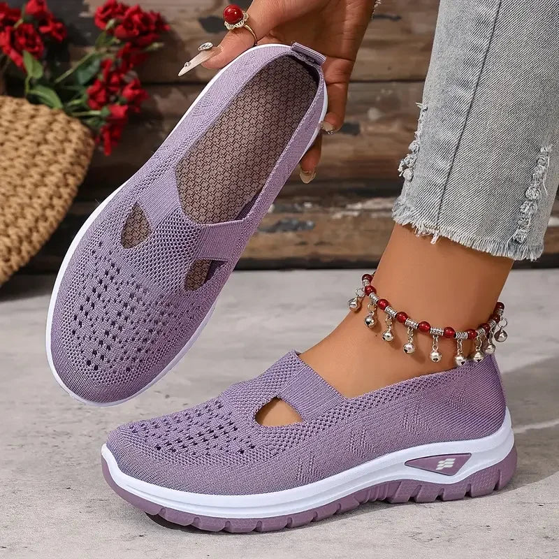 Chaussure orthopédique femme à enfiler — Confort respirant