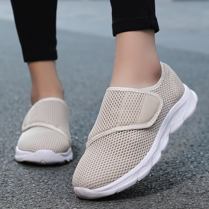 Basket orthopédique femme velcro — Hallux valgus et œdème