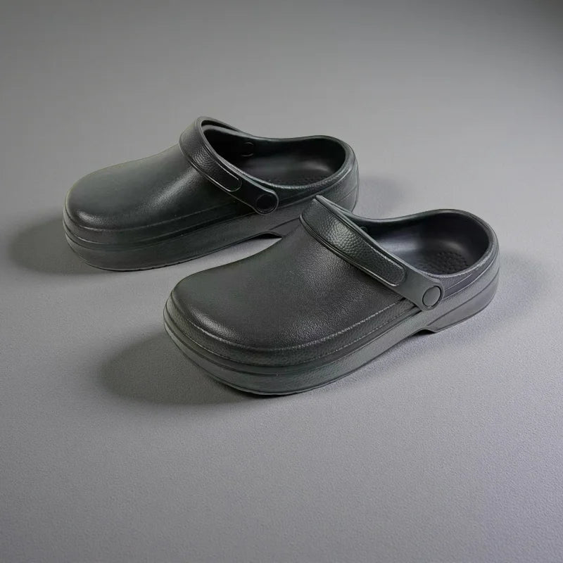Sabot orthopédique homme à bride - Amorti à air et antidérapant