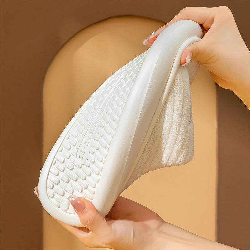 Pantoufle orthopédique femme mémoire de forme - Confort hiver