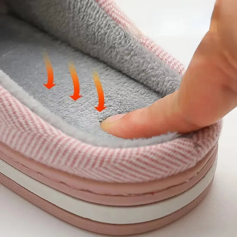 Pantoufle orthopédique femme fermé et chaud - Confort hiver