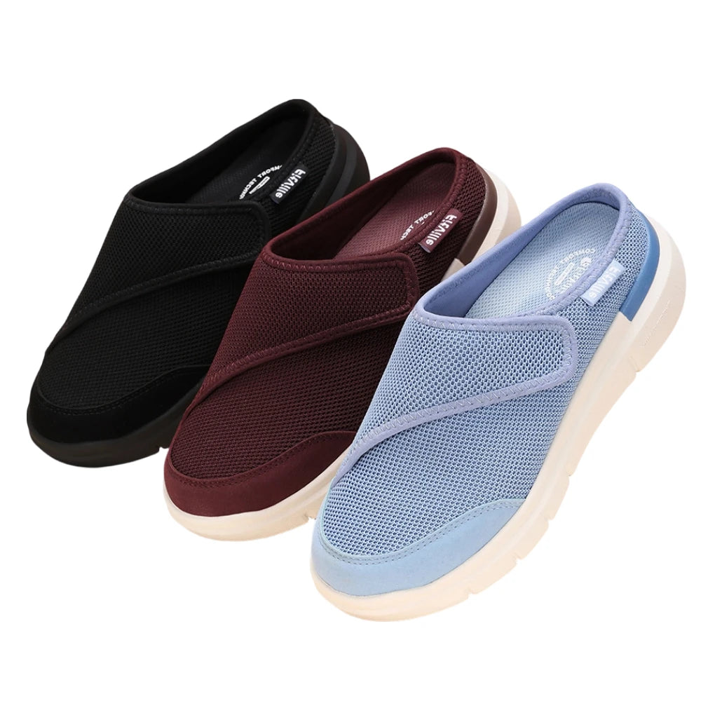 Chausson orthopédique femme pieds larges — Soutien voûte et confort thérapeutique