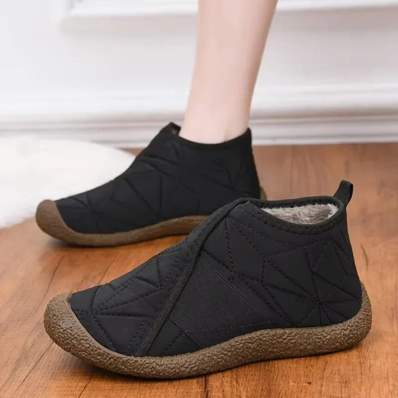 Bottine orthopédique femme fourrée — Confort hiver pieds sensibles