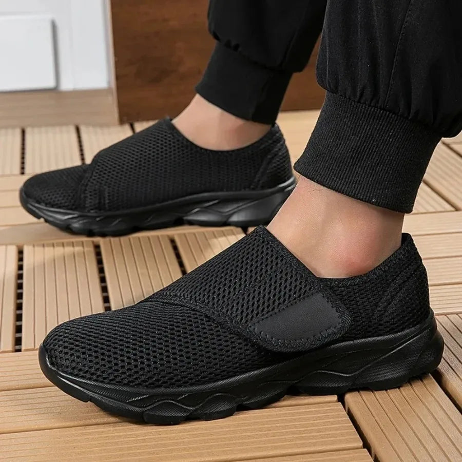 Chaussure orthopédique pieds larges et gonflés - Réglable et souple