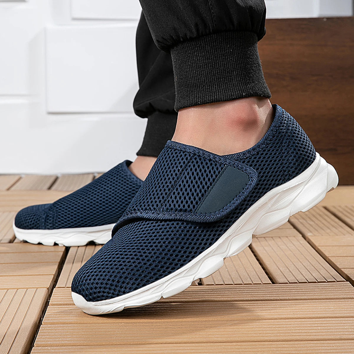 Basket orthopédique femme velcro — Hallux valgus et œdème