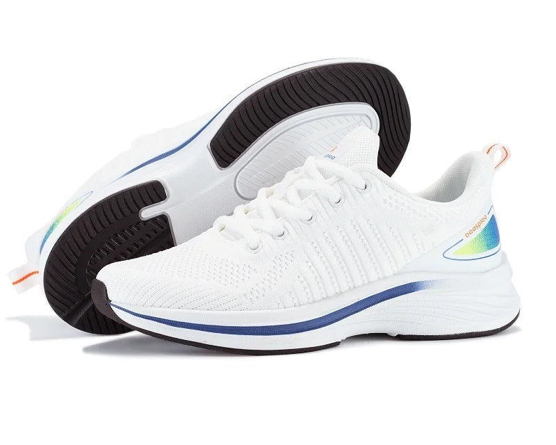 Basket orthopédique femme running, blanc