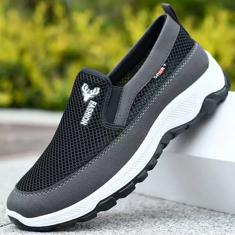 Chaussure orthopédique homme à enfiler, noir b