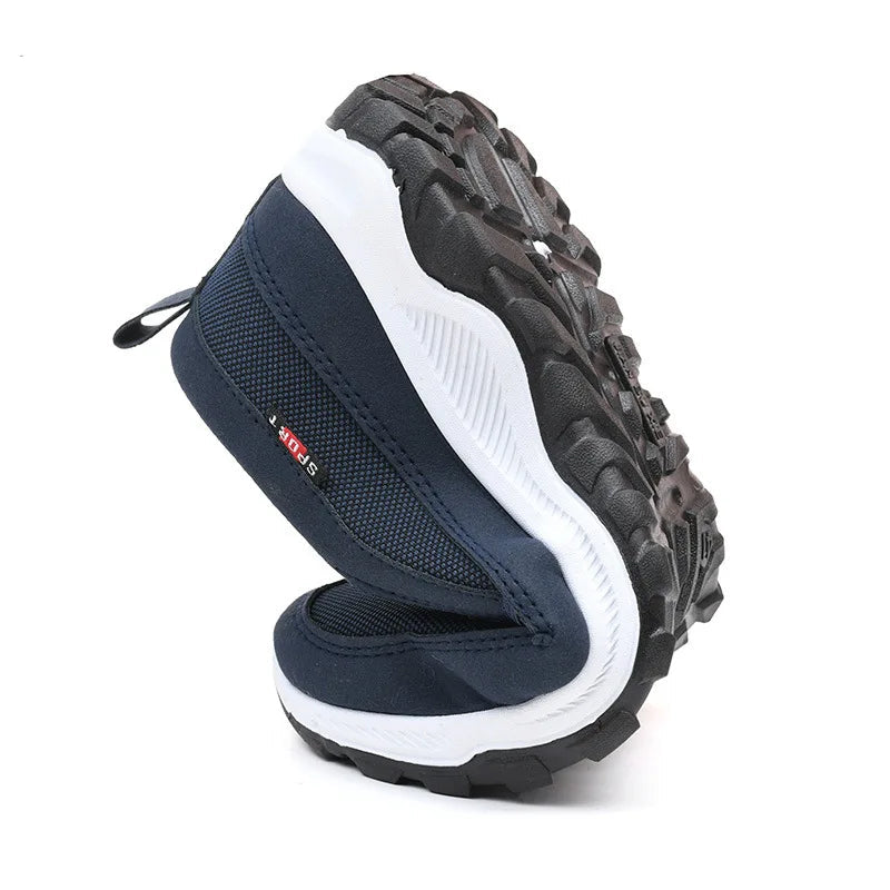 Chaussure orthopédique homme à enfiler, confort et marche