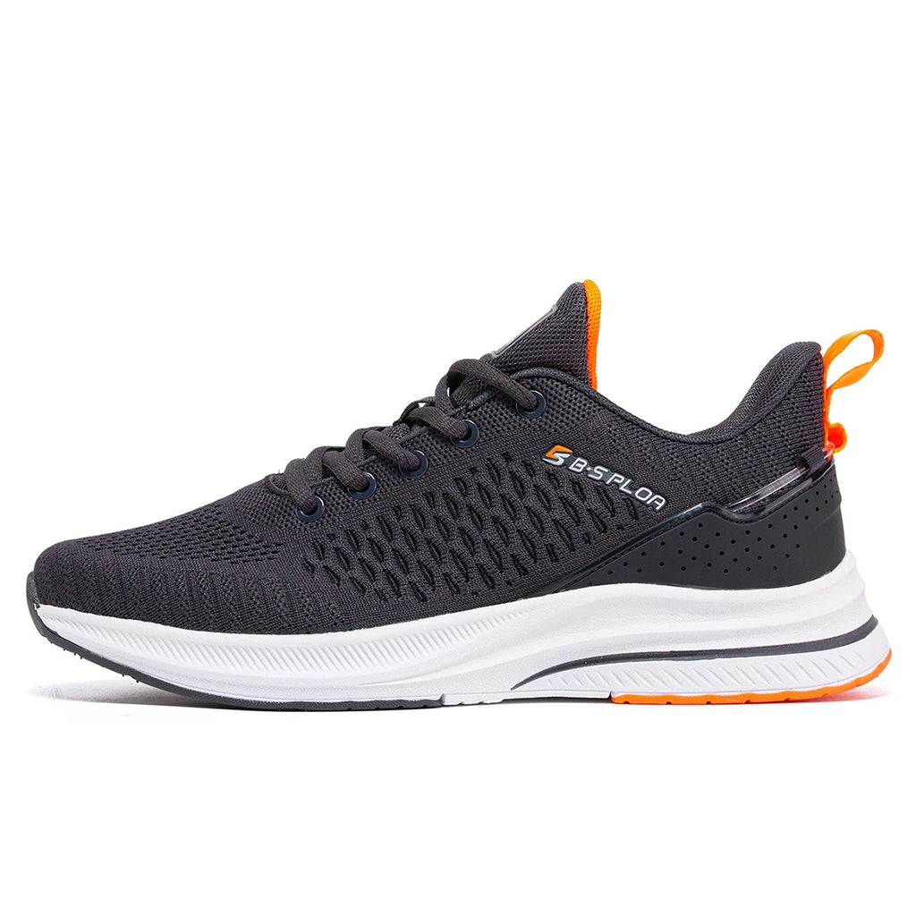 Basket orthopédique homme à semelle massante, gris foncé