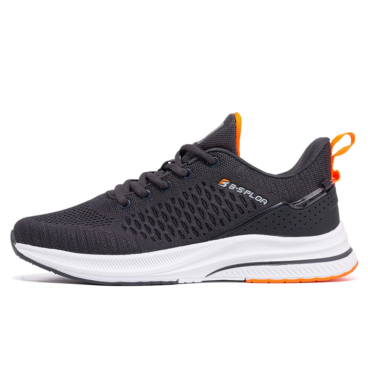 Basket orthopédique homme à semelle massante, gris foncé