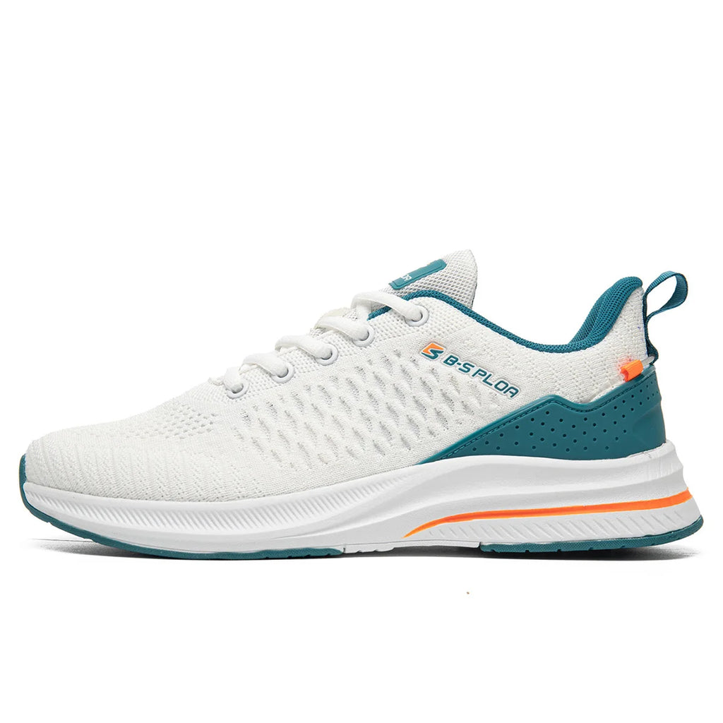 Basket orthopédique homme à semelle massante, blanc